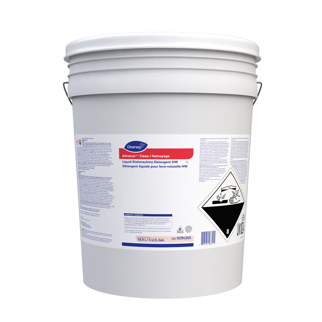 AdvanceTM/MC Clean, 5gal - Liquid Dishmachine Detergent HW